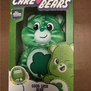 CARE BEARS GOOD LUCK THE DENIM COLLECTION 2023 Basic Fun Plush Caring Earth